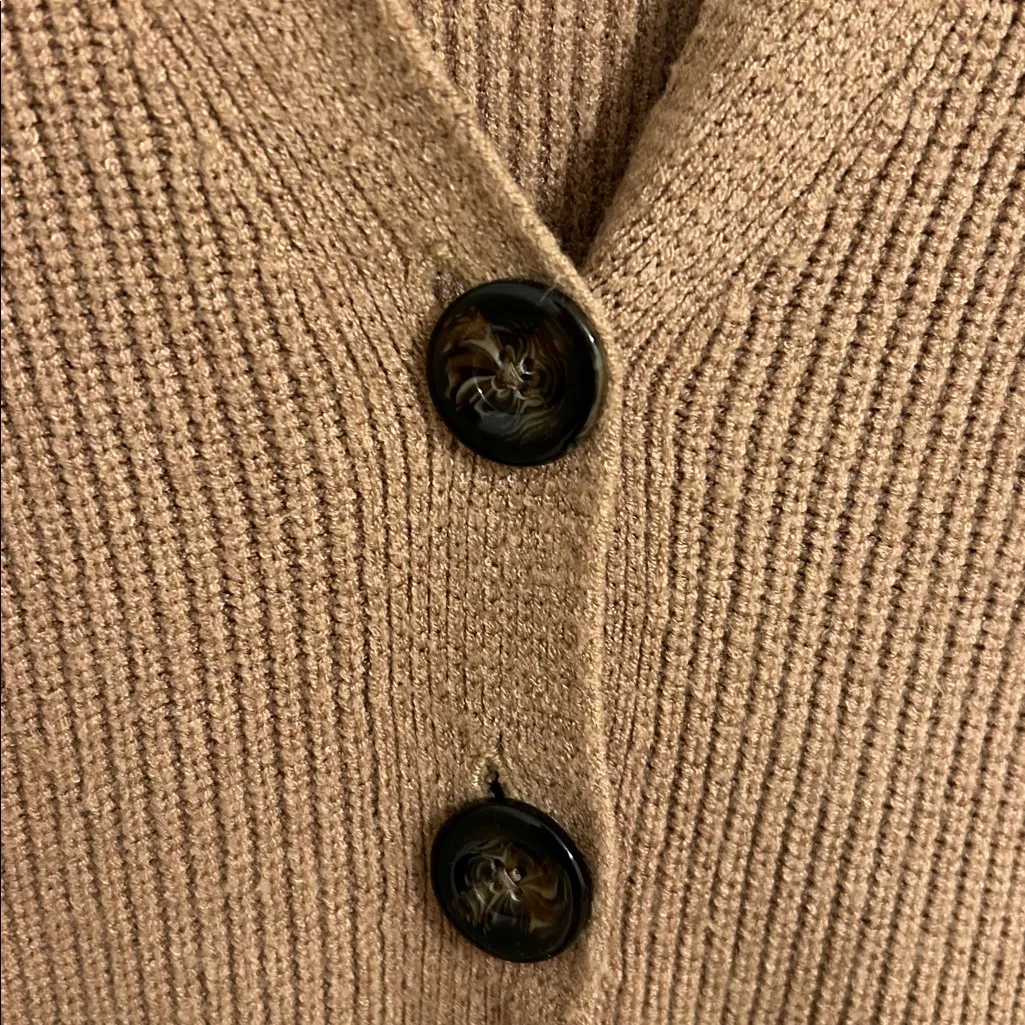 Apparis Andi Ribbed Cardigan in Camel Tan Brown OSFM One Size Fits Most Revolve - Image 9