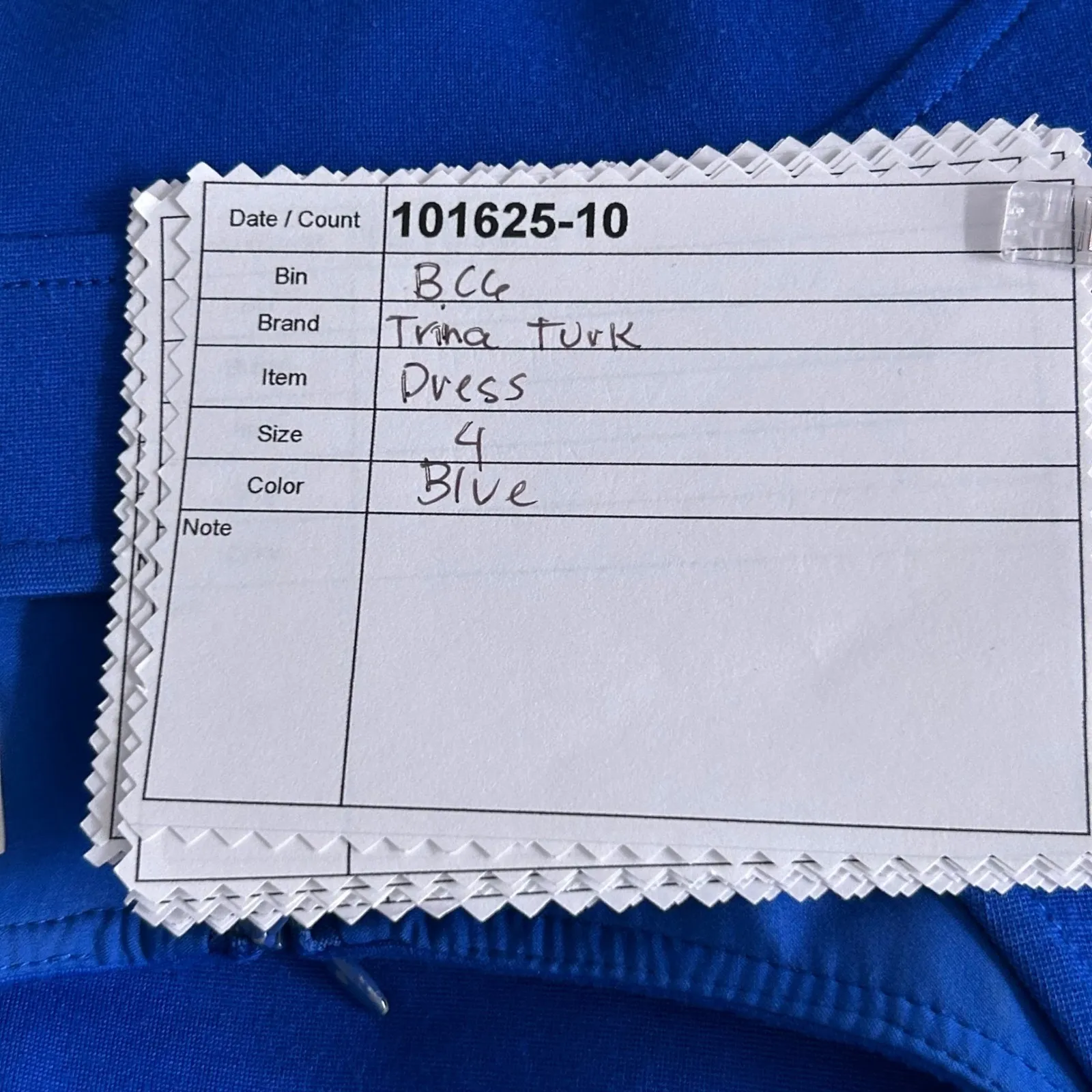 Trina Turk Fit And Flare Party Dress Blue 4 - Image 14