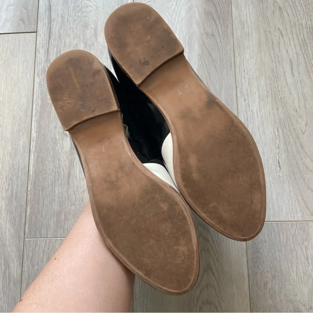 Jeffrey Campbell Flats deposit womens Cream Black (size 7) classy mary jane - Image 4