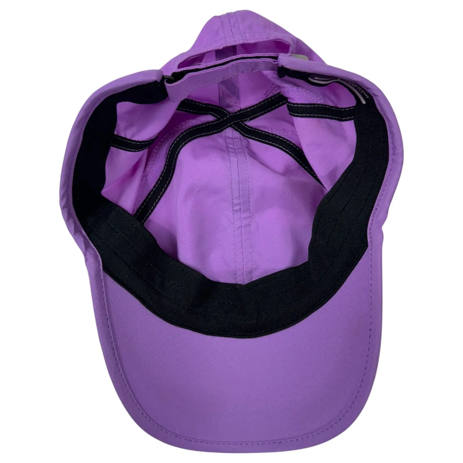 Nike‎ Featherlight Dri-Fit "RUN" Women's Running Logo Adjustable Strapback Hat - Image 5