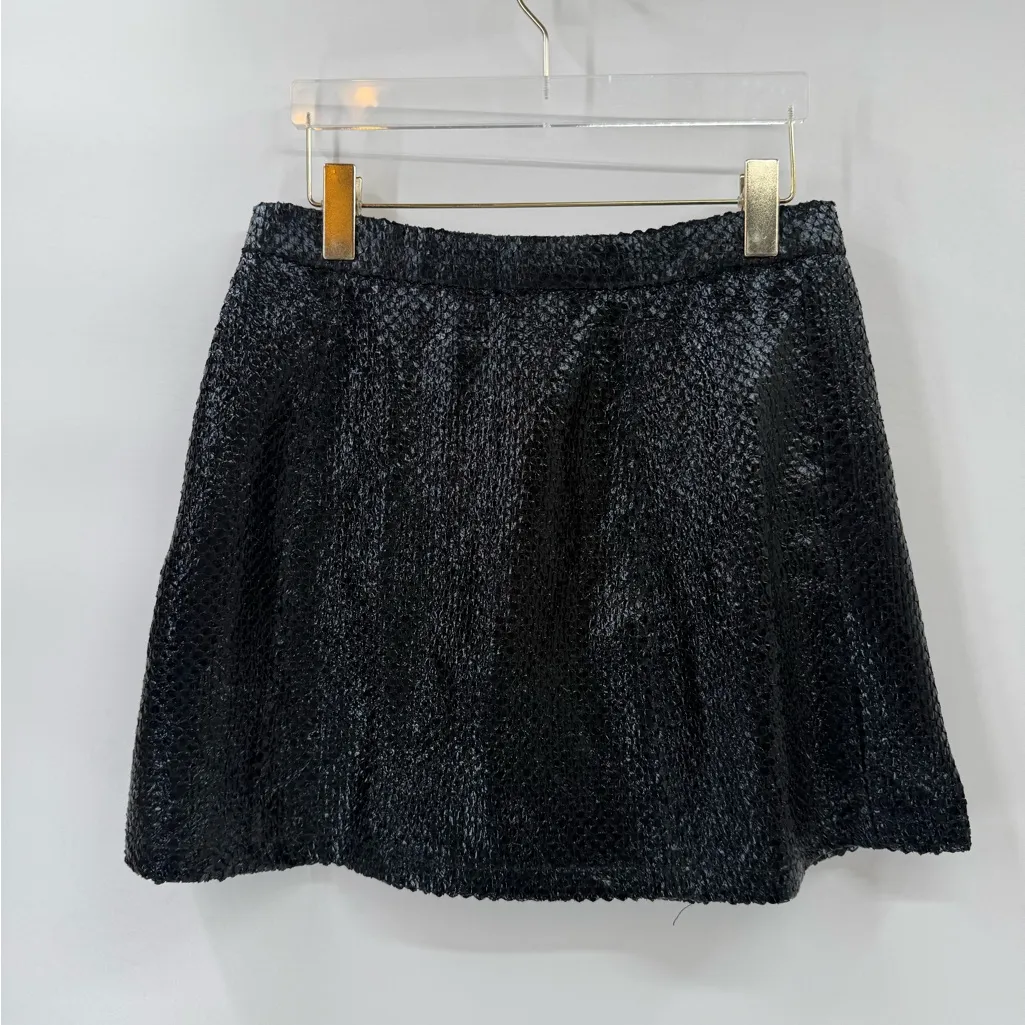 Queen of Sparkle Black Metallic Bubble Skirt size medium - Image 3