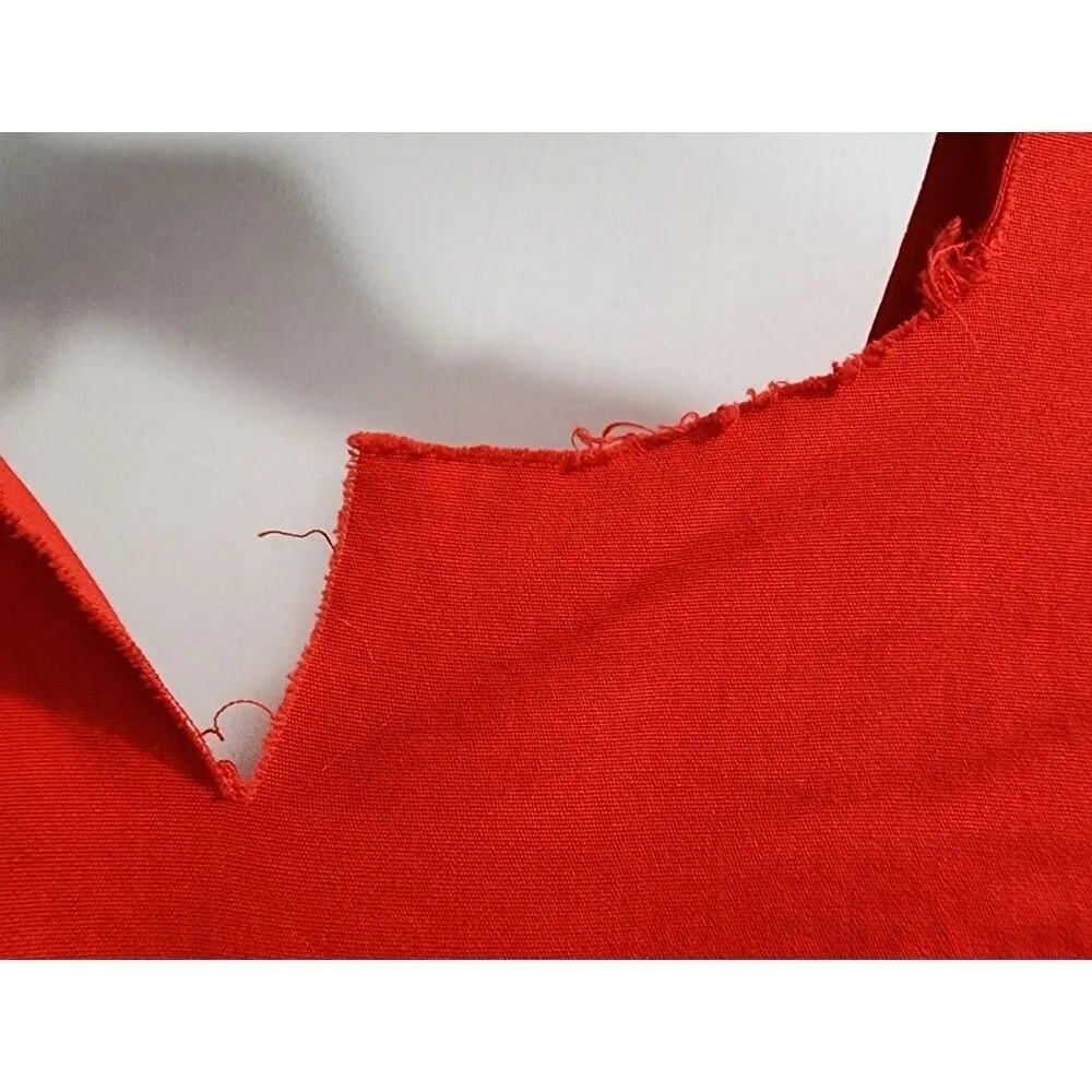 Red‎ Fit and Flare Dress Sleeveless Midi Dress Party Cocktail Dress XS/S Red - Image 7