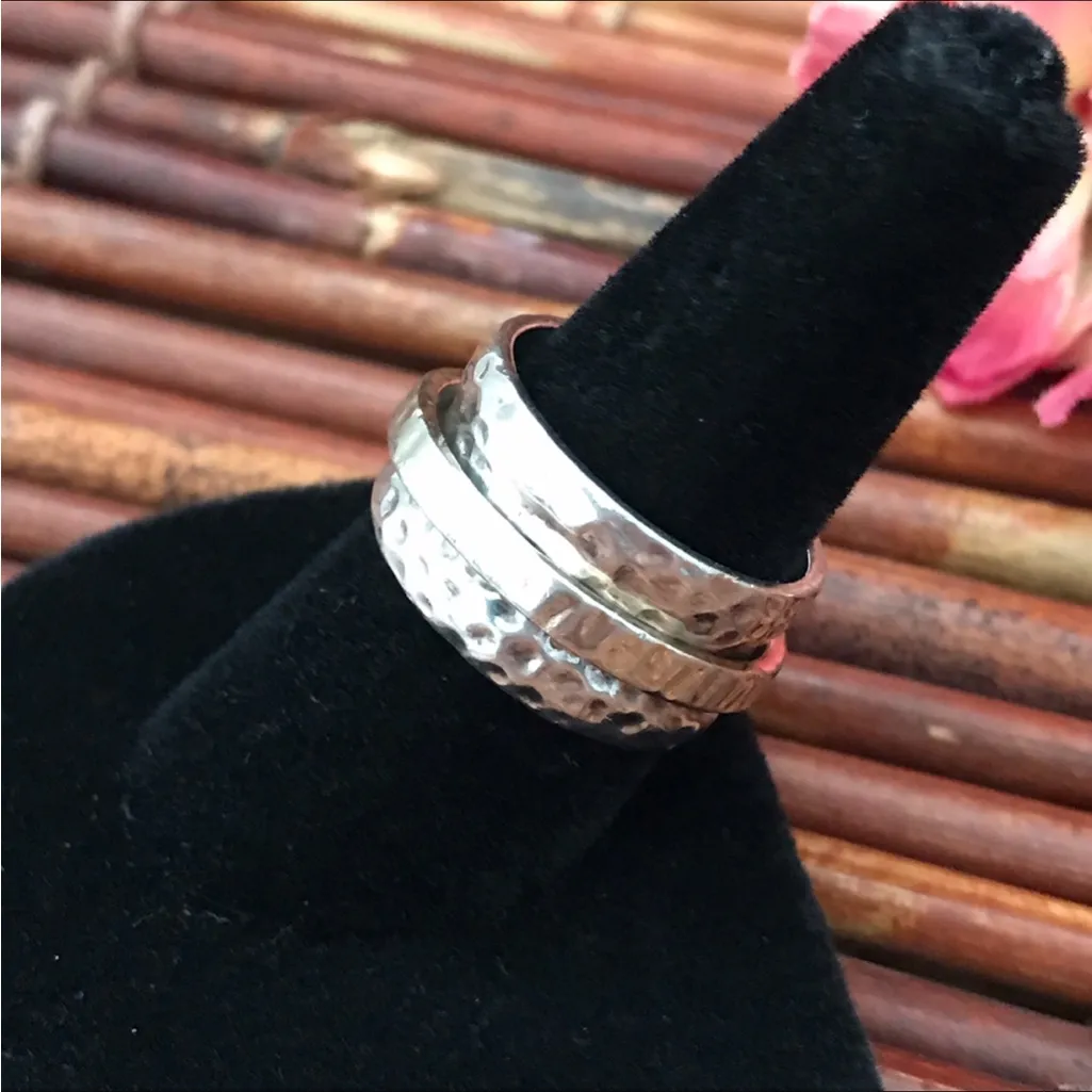 Silpada Sterling Silver Spinner Ring Size 9 - Image 3