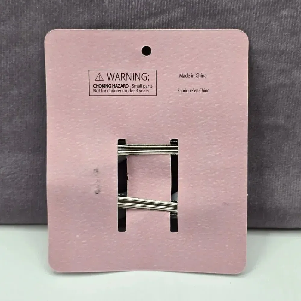 Paisley Lane Black Pair of Two Wavy Hair‎ Clips Accessories NWT - Image 2