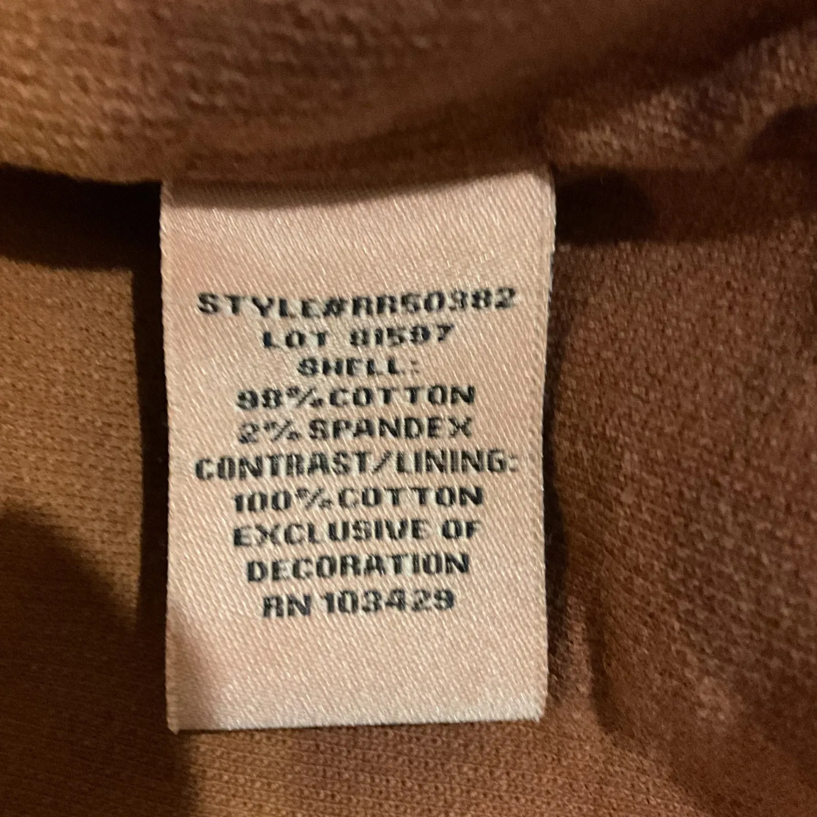 Marrakech Women'sMotorcycle Jacket Full Zip Copper Brown Fitted Size‎ M Biker Size M - Image 9