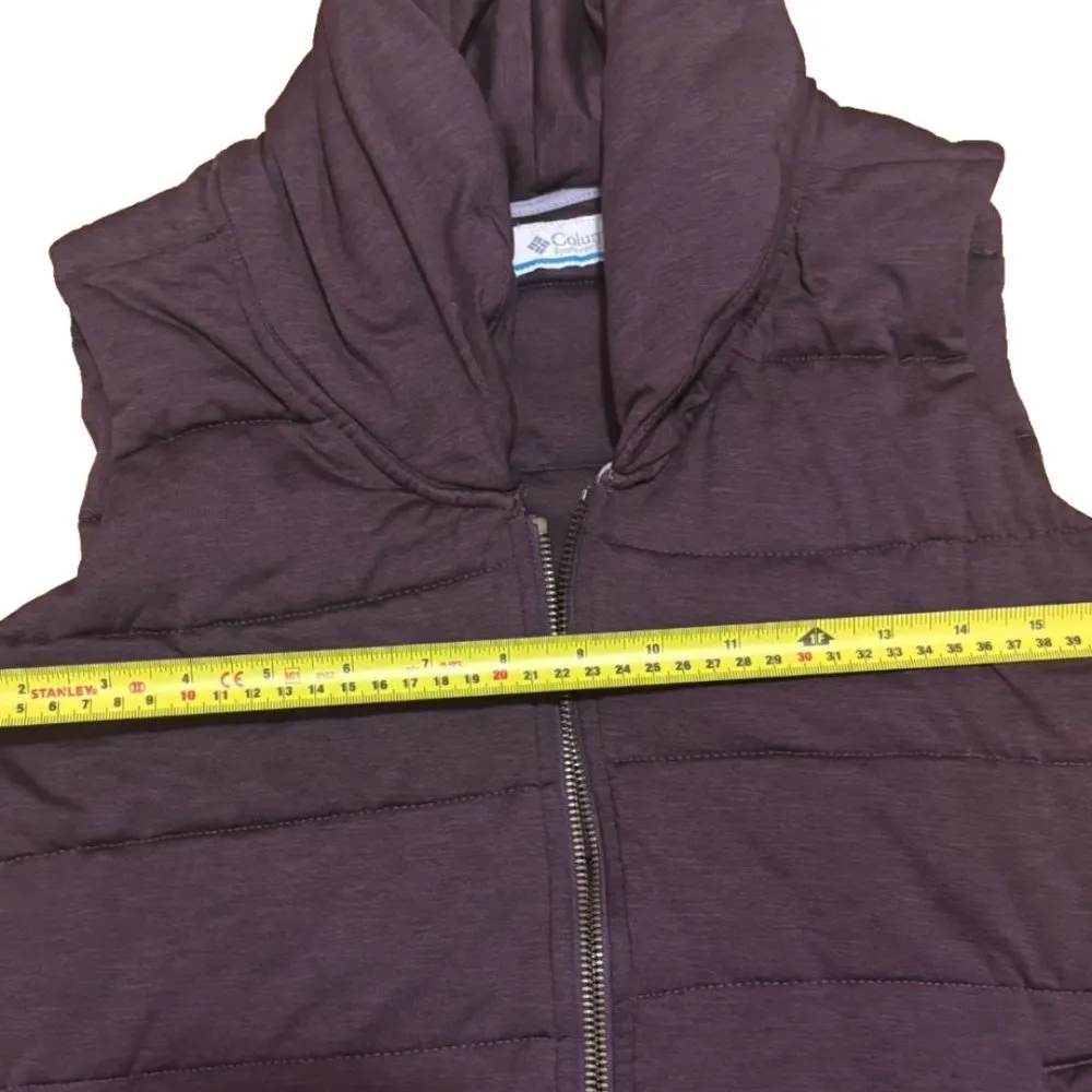 Omni-Heat Purple Puffer Vest SUPER SOFT Womens Size Small - Image 7