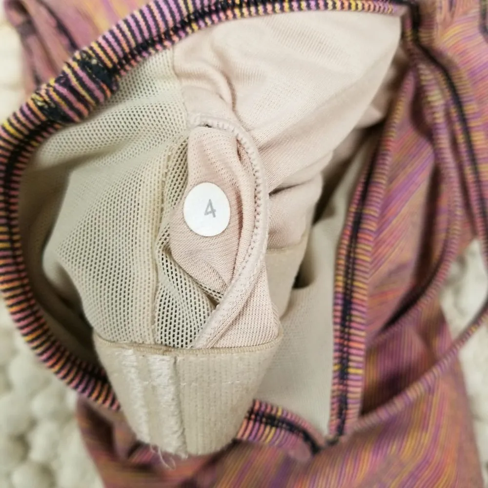 Lululemon Power Y Tank Luon Wee Are From Space Vintage Pink Sz 4 - Image 7