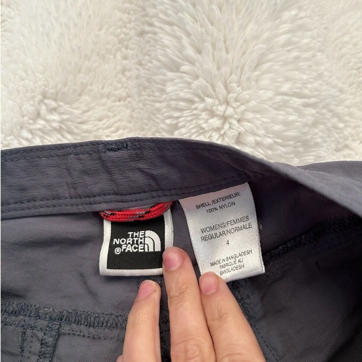 The North Face Shorts Women's‎ Lightweight Board Hiking Outdoors Sz 4 Blue - Image 3