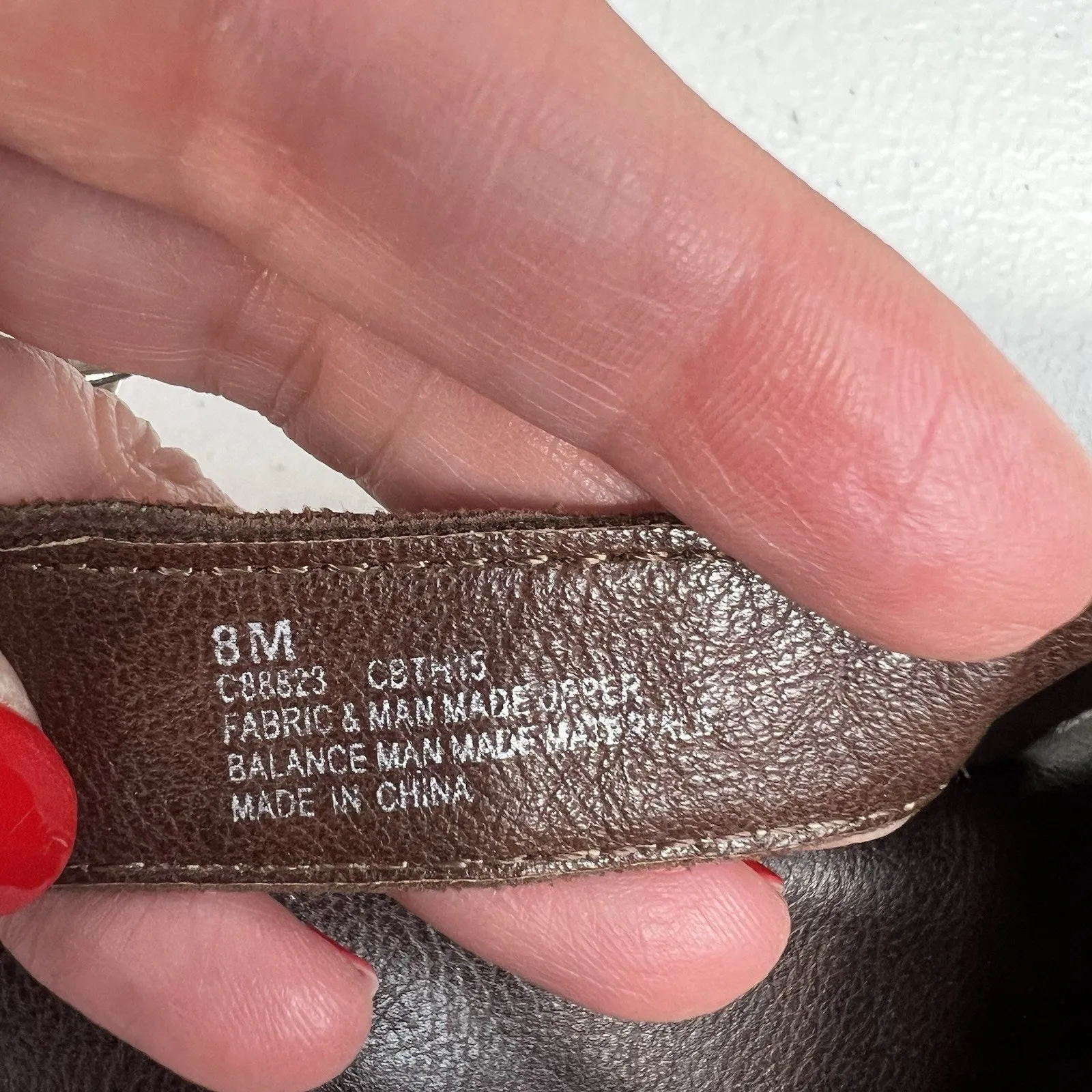 B.O.C. 8 Clogs Mules Born Concept Lyza Slingback Dark Brown Stripe Boho Hippie - Image 9