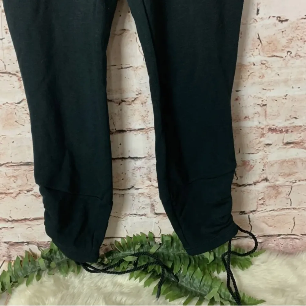 Gymshark Ruched Slim Fit Joggers Black Size Small - Image 4