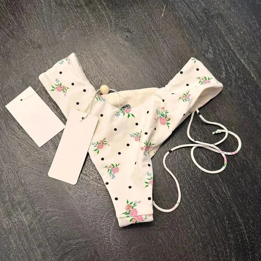 For Love And Lemons Cindy Ruched Swim Bottom Sz‎ XS - Image 3