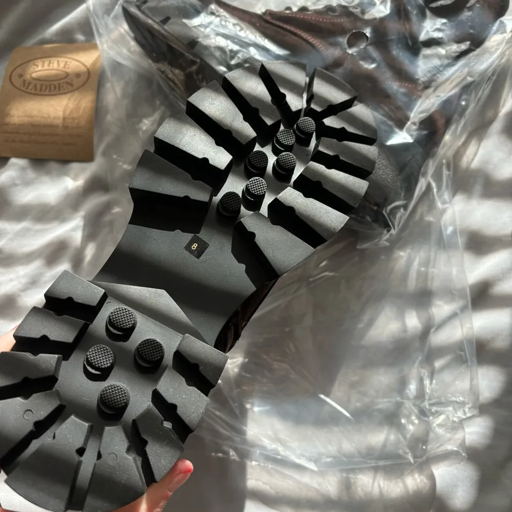 Steve Madden Genuine Leather Combat Boots - Image 4