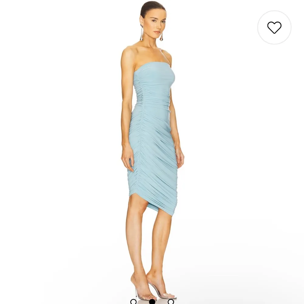 Norma Kamali x REVOLVE Diana Strapless Dress in Powder Blue - Image 2