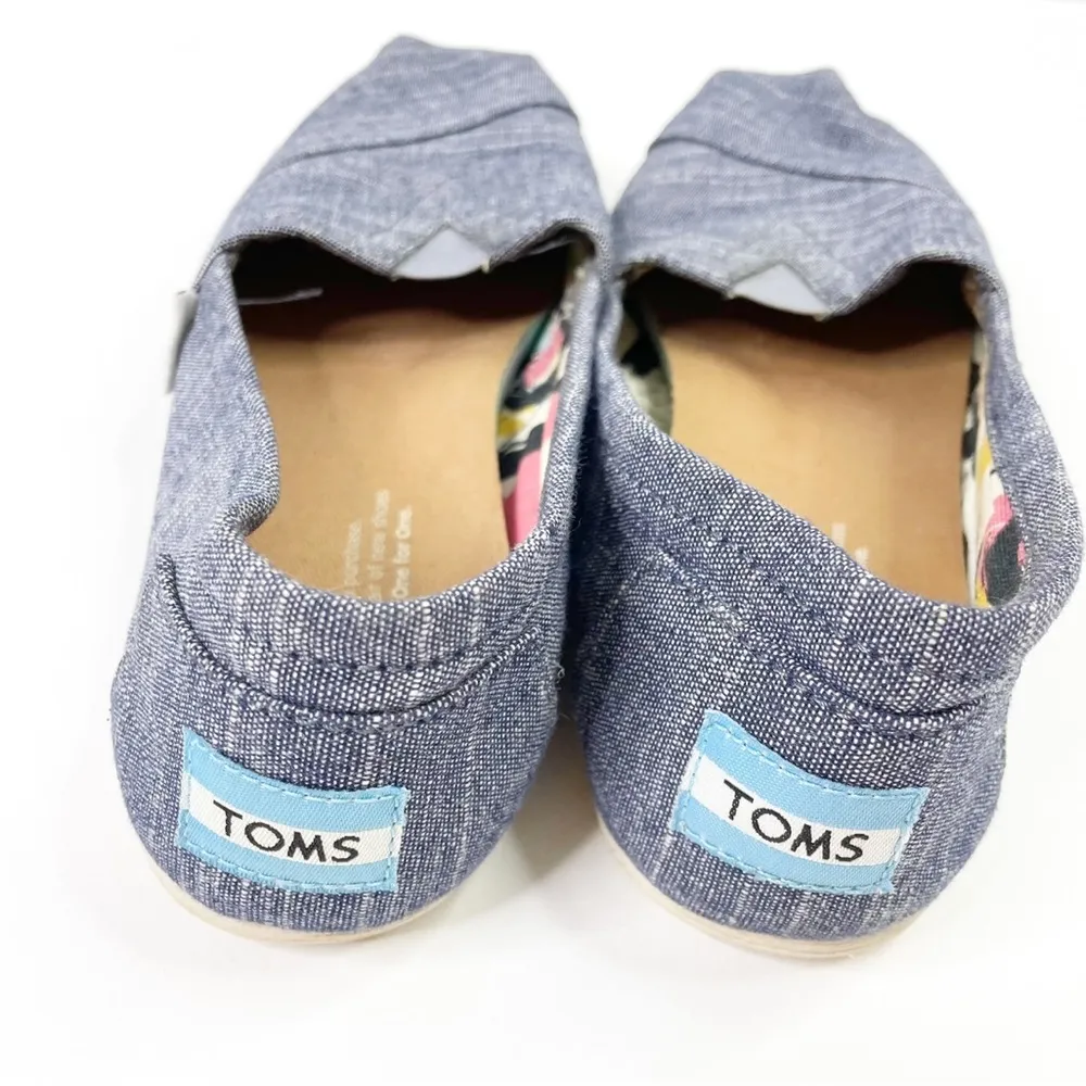 Toms Classic Alpargata Chambray Flats - Image 4