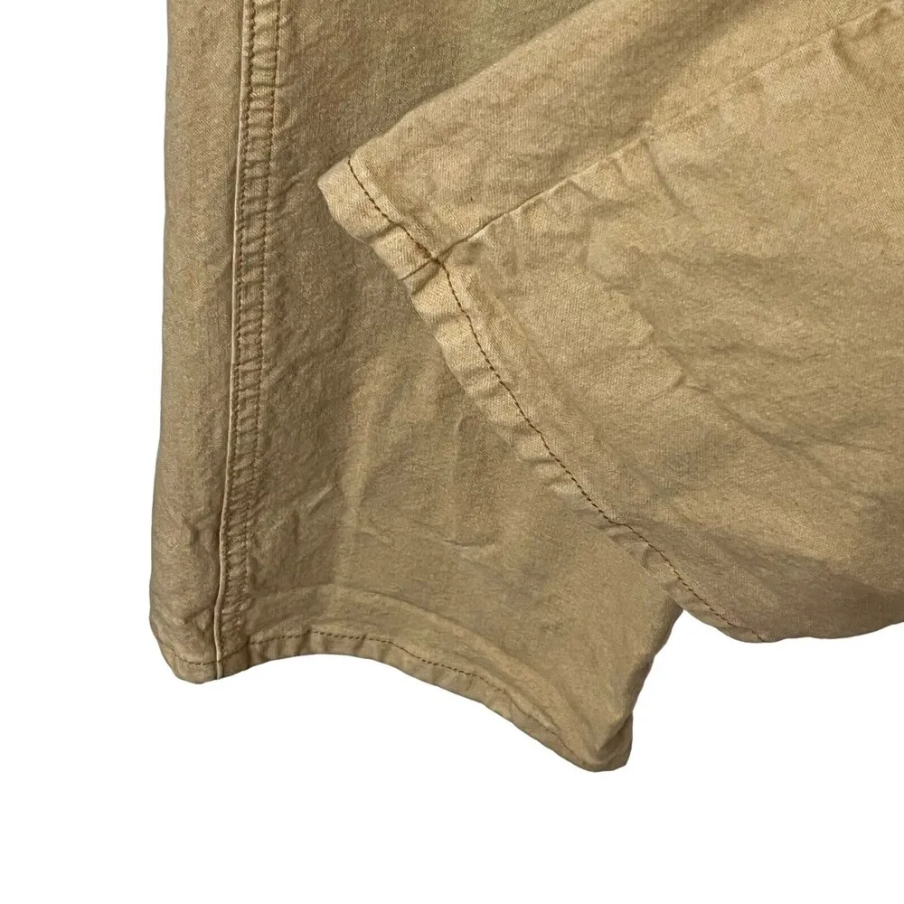THE GREAT. The Carpenter Pants In Camel High Rise Straight Leg Womens Size 27 - Image 7