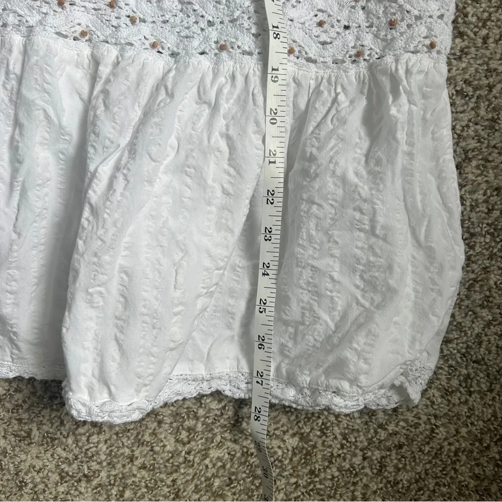 Tommy Hilfiger White Midi Skirt Casual Vacation Neutral Beach Greece Classic 12 - Image 7