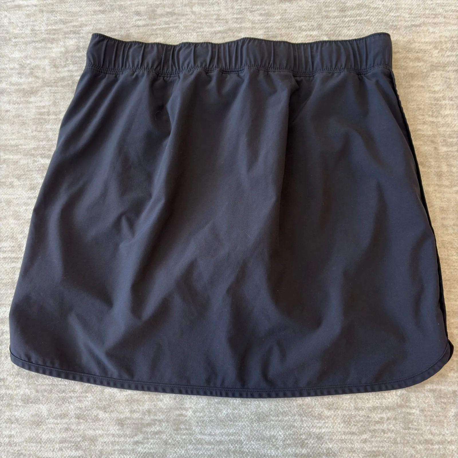 Athleta Womens S Metro Skort Zip Pockets Athletic Skirt Stretch Athleisure Black - Image 7