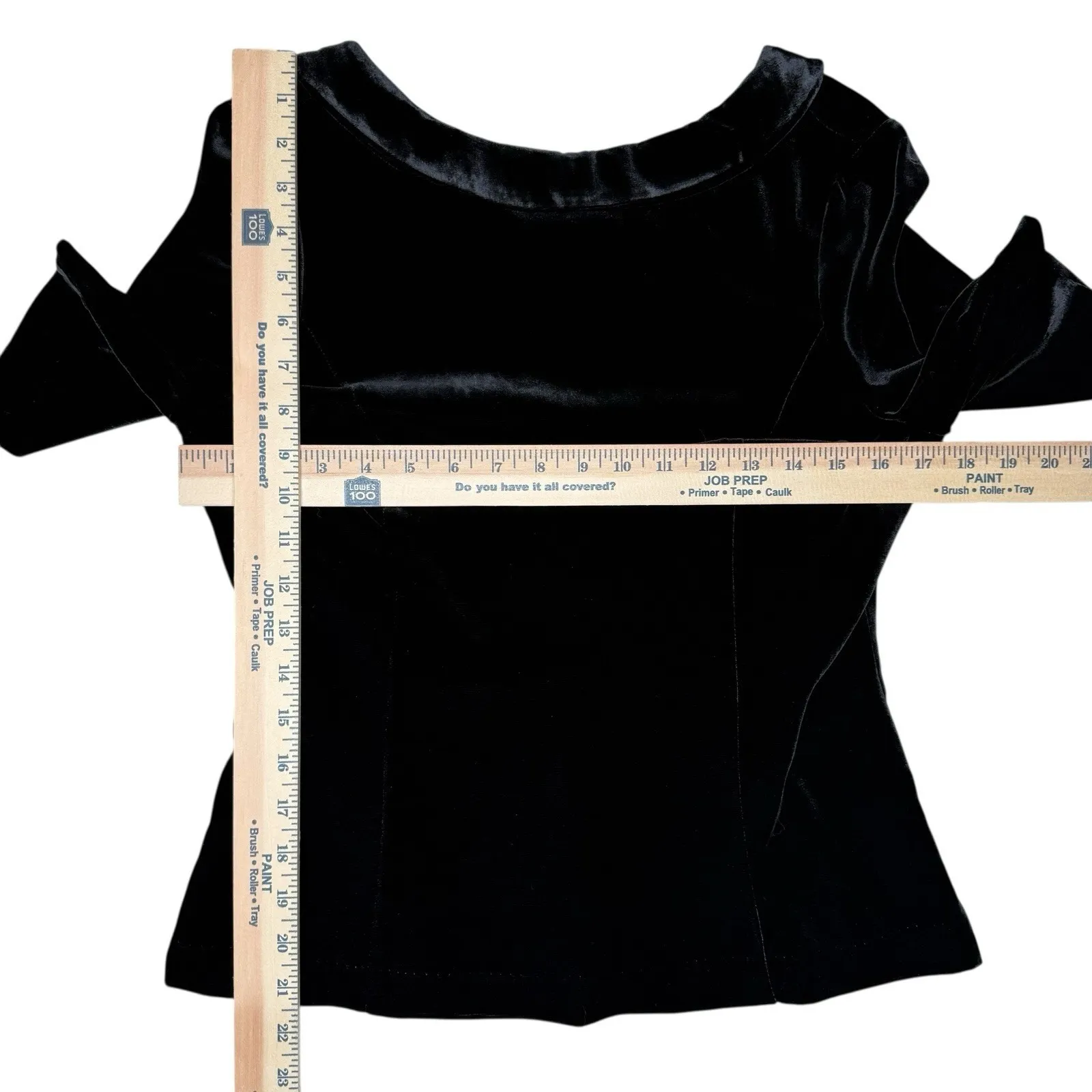 NWOT Boden Martha Top Silk Velvet Black Half Sleeve Blouse Size 4 Formal‎ Casual - Image 9