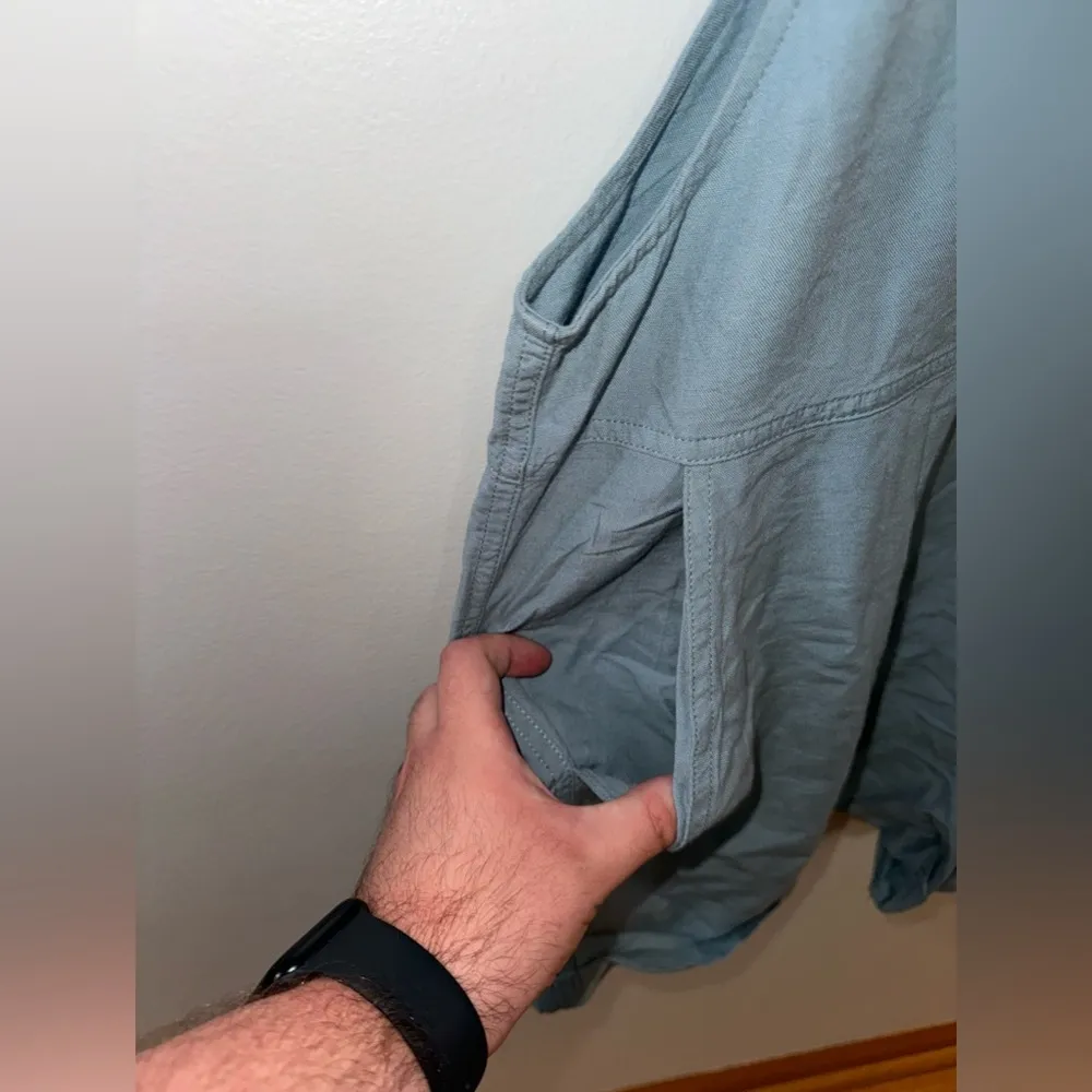 Pre-Owned XL Aeropostale Blue Romper - Image 4