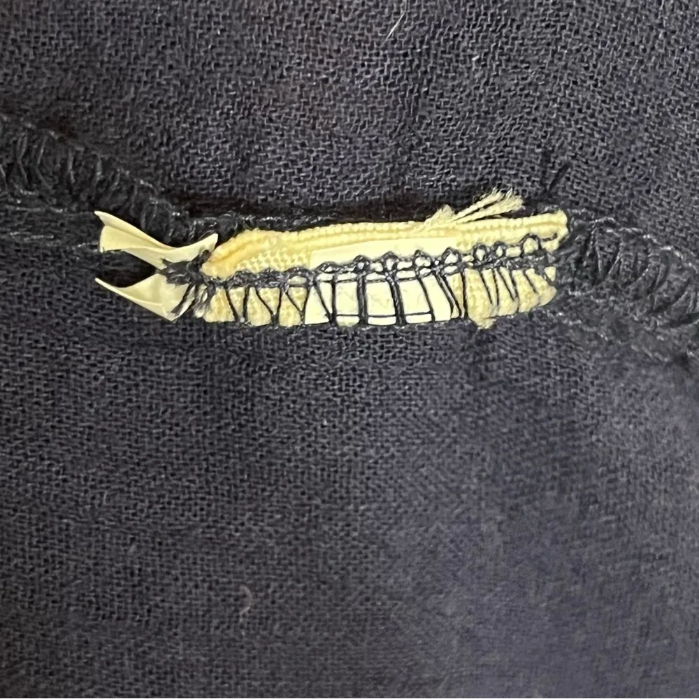 American Eagle Women’s  Embroidered Cover Up Or Tunic Top Size‎ Small Navy Blue - Image 7