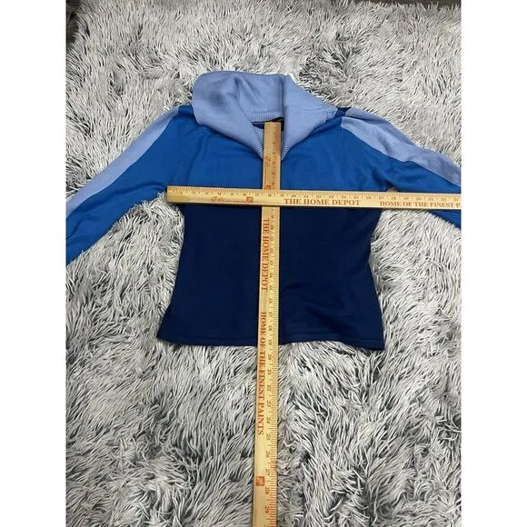 New York & Company Sweater Blue Size XL With‎ Tie Belt - Image 6