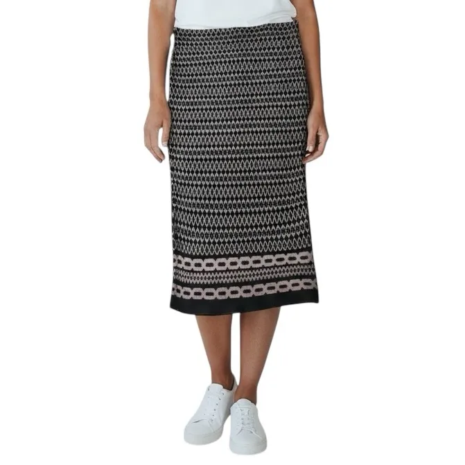🆕Max Studio Knit Black Midi Skirt - Image 2