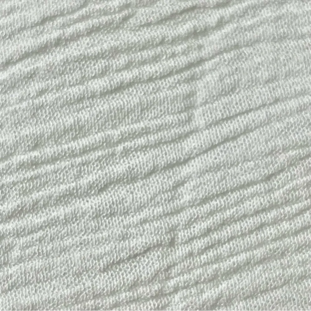 Blue Rain Ivory Crinkle Gauze Mini Dress Beach Coastal Preppy Boho Peasent M - Image 9