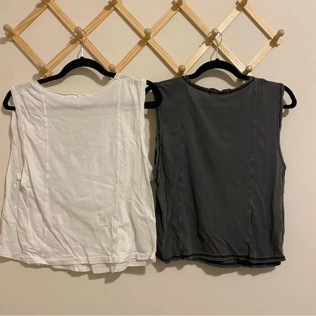 We The Free Set of 2 Light Weight Muscle Tees size Small - Image 7