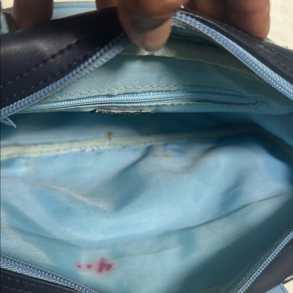 Roots Blue and navy blue Shoulder Bag with Vintage Design - Image 6