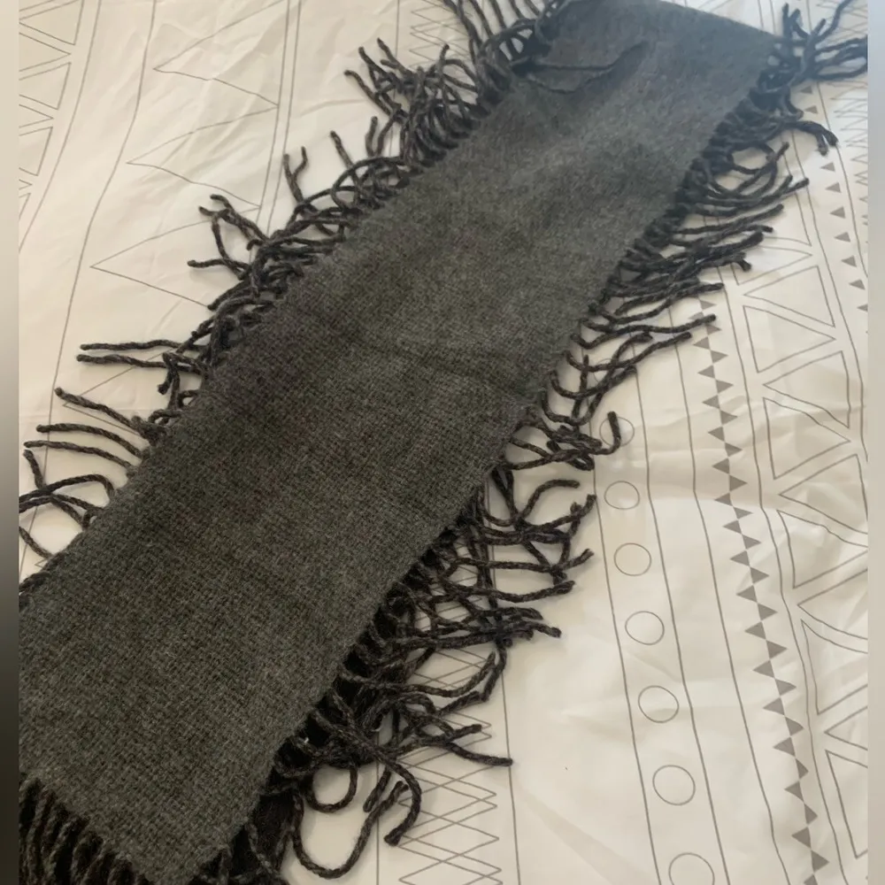 100% Cashmere Scarf Gray 64” Long - Image 2