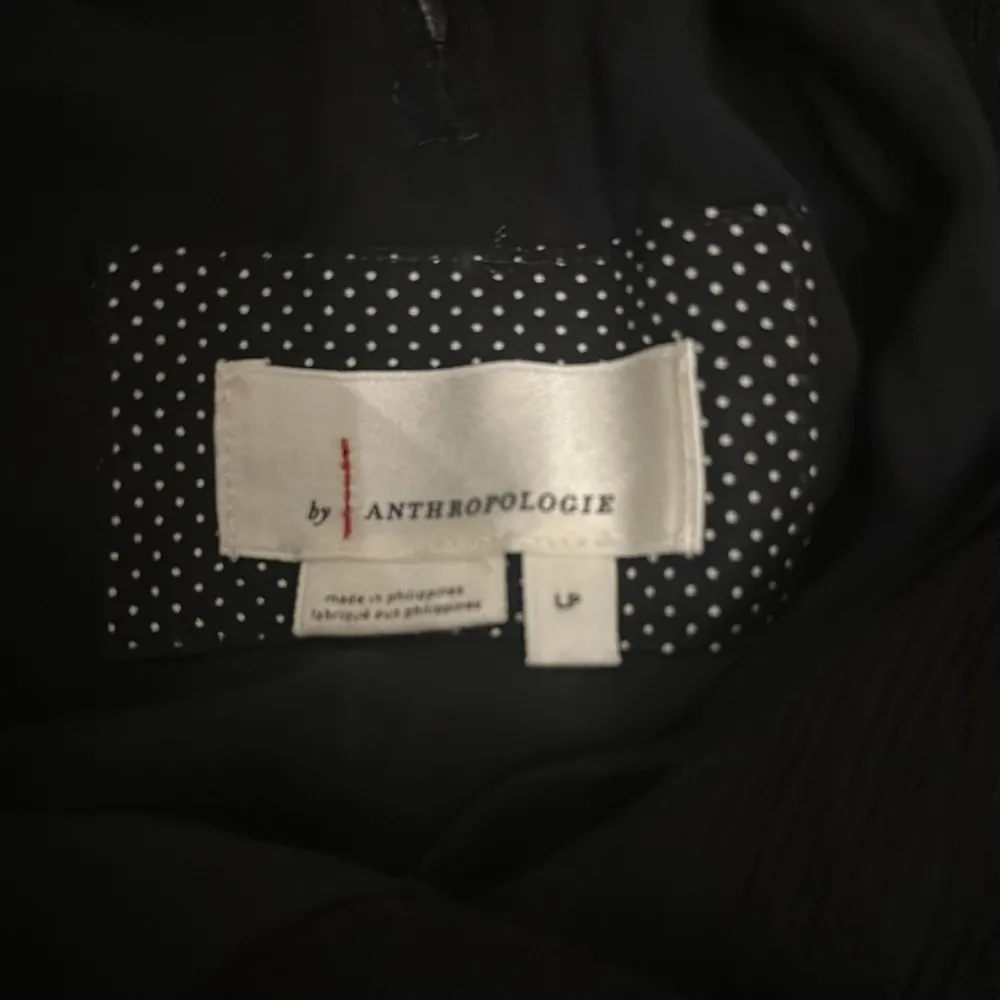 NWT Anthropologie Petite Black Wide Leg Jumpsuit Sz LP - Image 7