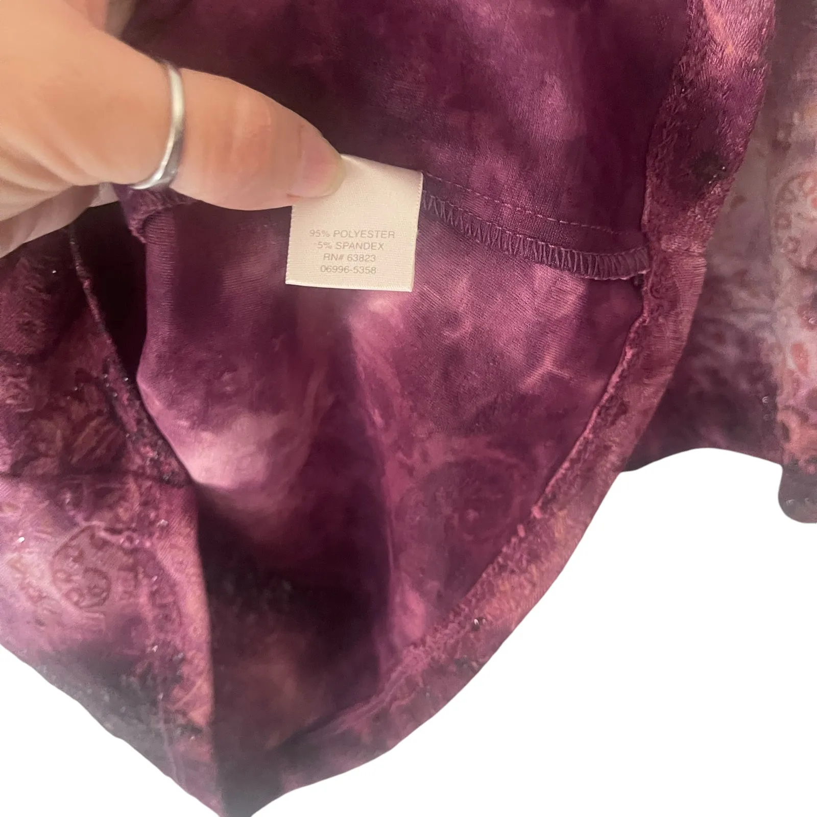 Christopher & Banks Y2k 2000s Size Medium Fairy Pink Sparkle Beaded Top - Image 6