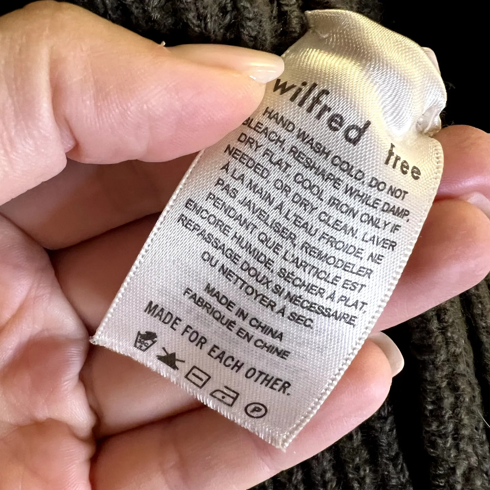 aritzia wilfred free unwind cardigan khaki green size M - Image 5