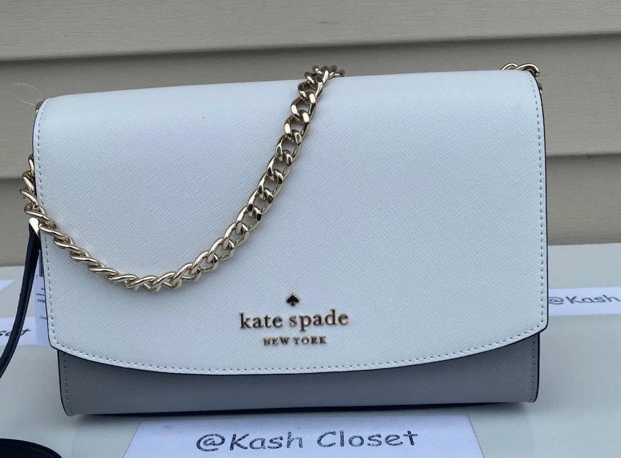 Kate Spade New York Nimbus Grey Carson Crossbody Purse - Image 6