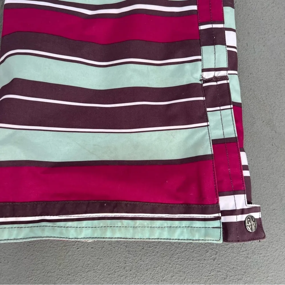 Roxy Trip Fontaine Snow 5,000 pink mint stripe snowboard ski pants X-SMALL - Image 4