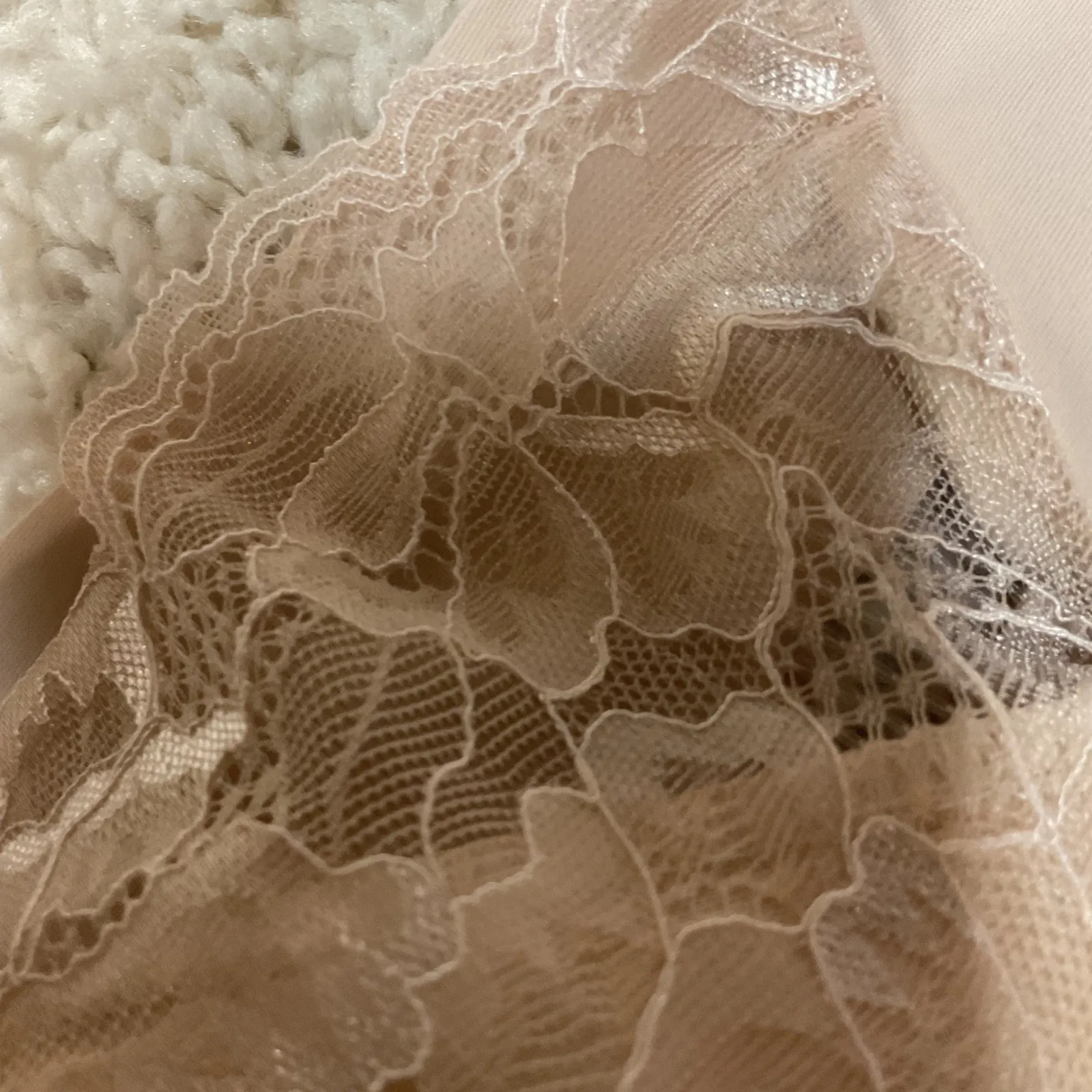 By Nicole‎ Lace Front Closure Bra Wireless Comfort Support Beige Plus Size XXXL Tan - Image 9