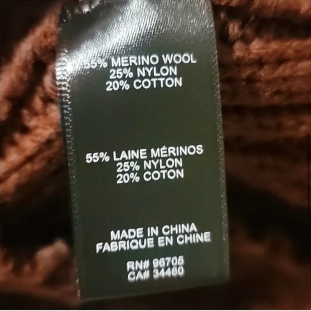 Rebecca Taylor rich mahogany mock neck sweater - Image 9