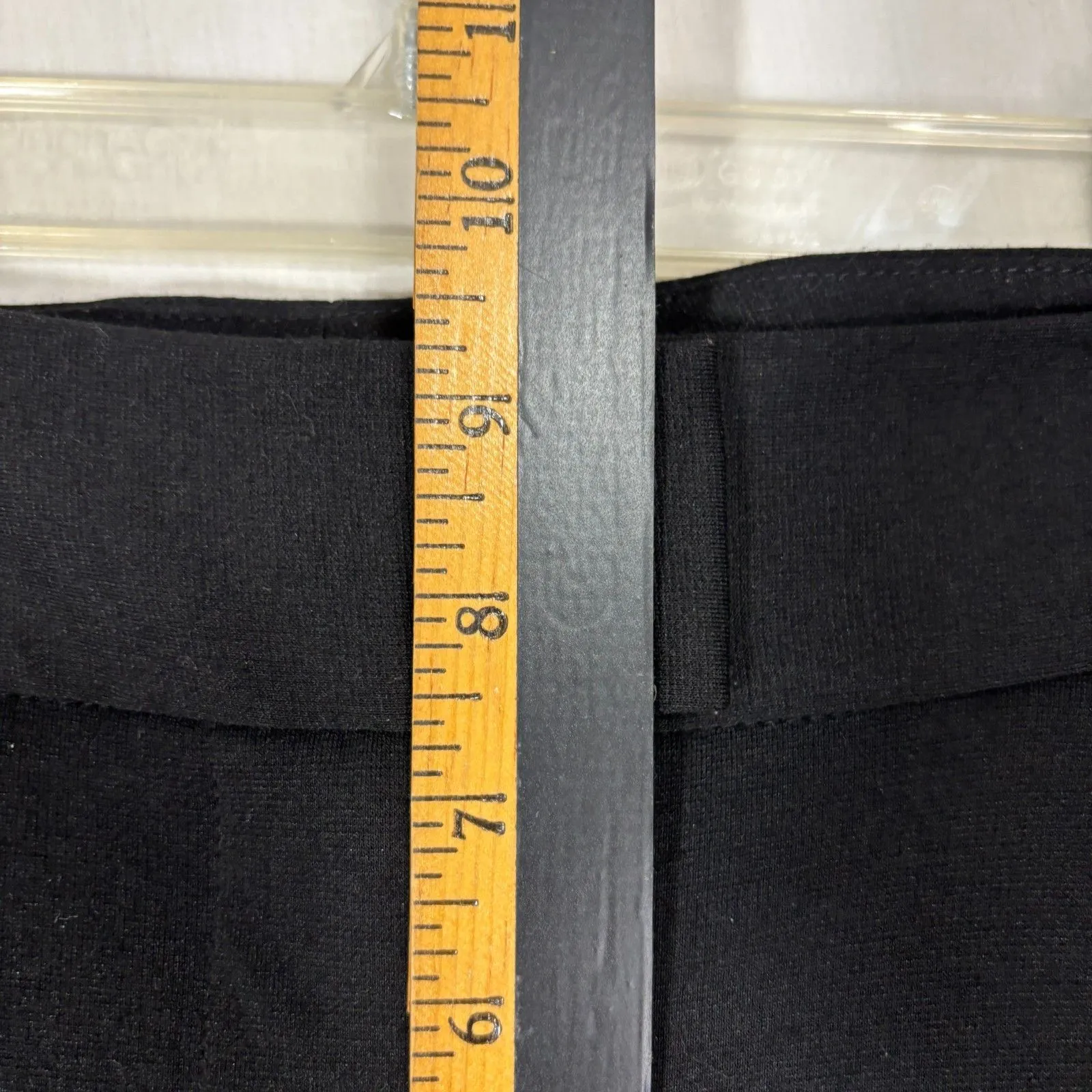 Catherine Malandrino Dress Pant Sz 2 Black Stretch Satin Pocket Mid Rise Classic - Image 6