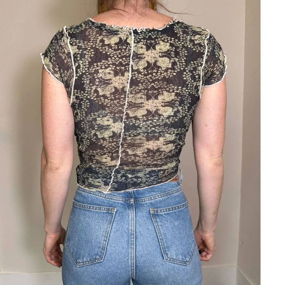 Free People Oh My Baby Tee Size XS - Image 3