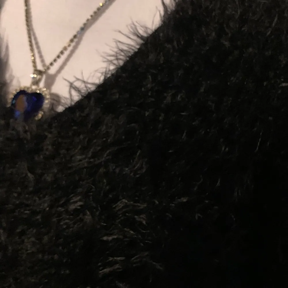 Love Tree Fuzzy Black Twist Knot Back Sweater - Image 5