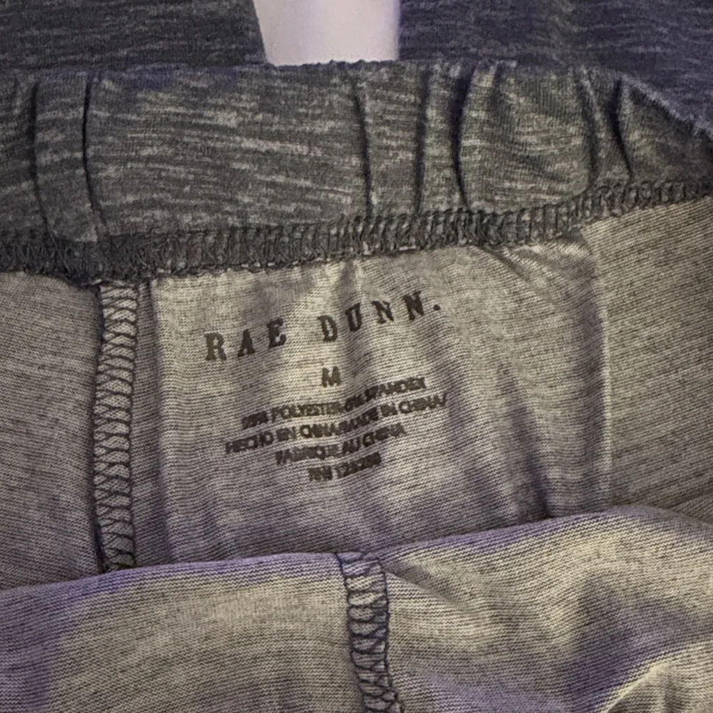 Rae Dunn Dream Women’s Gray 2 Piece Pjs Pajama Set Short Sleeve Size M - Image 7