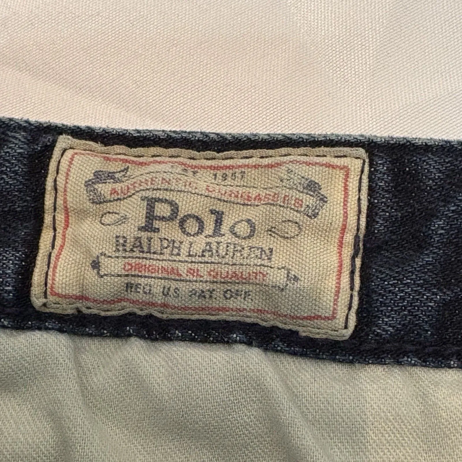Polo Ralph Lauren Jeans Womens 31 Dark Wash Wide Flare Bell Bottom Trouser VTG - Image 6