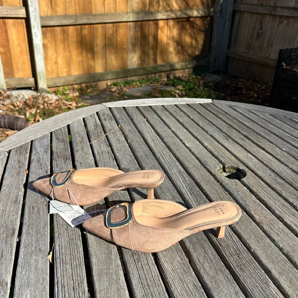 Women’s Larissa Pointed Toe Mule Heels – A New Day size 6 classy casual - Image 4