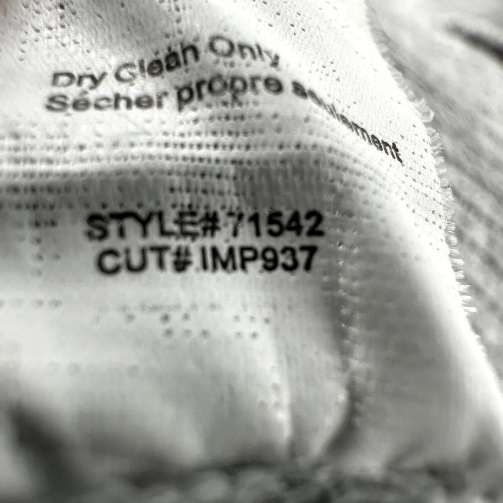 Vince Button Up Sweater Dress Cardigan 3/4 Sleeve Pockets Cashmere Gray Medium - Image 4