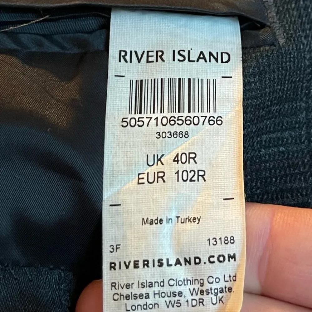 River Island  Plaid Two Button Blazer Size US 10 - Image 6