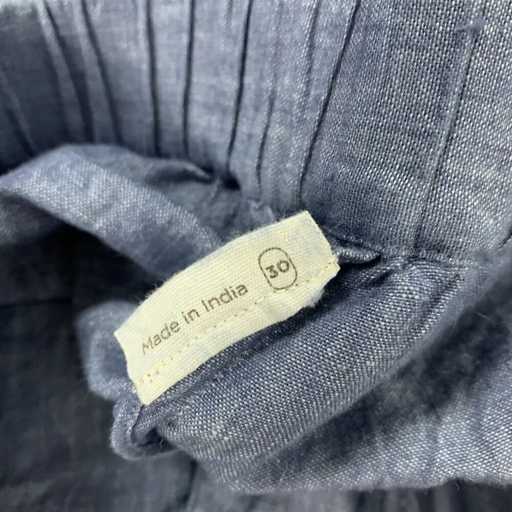 Anomaly Blue Pants 30 Straight Leg Lightweight Casual Chic - Image 6