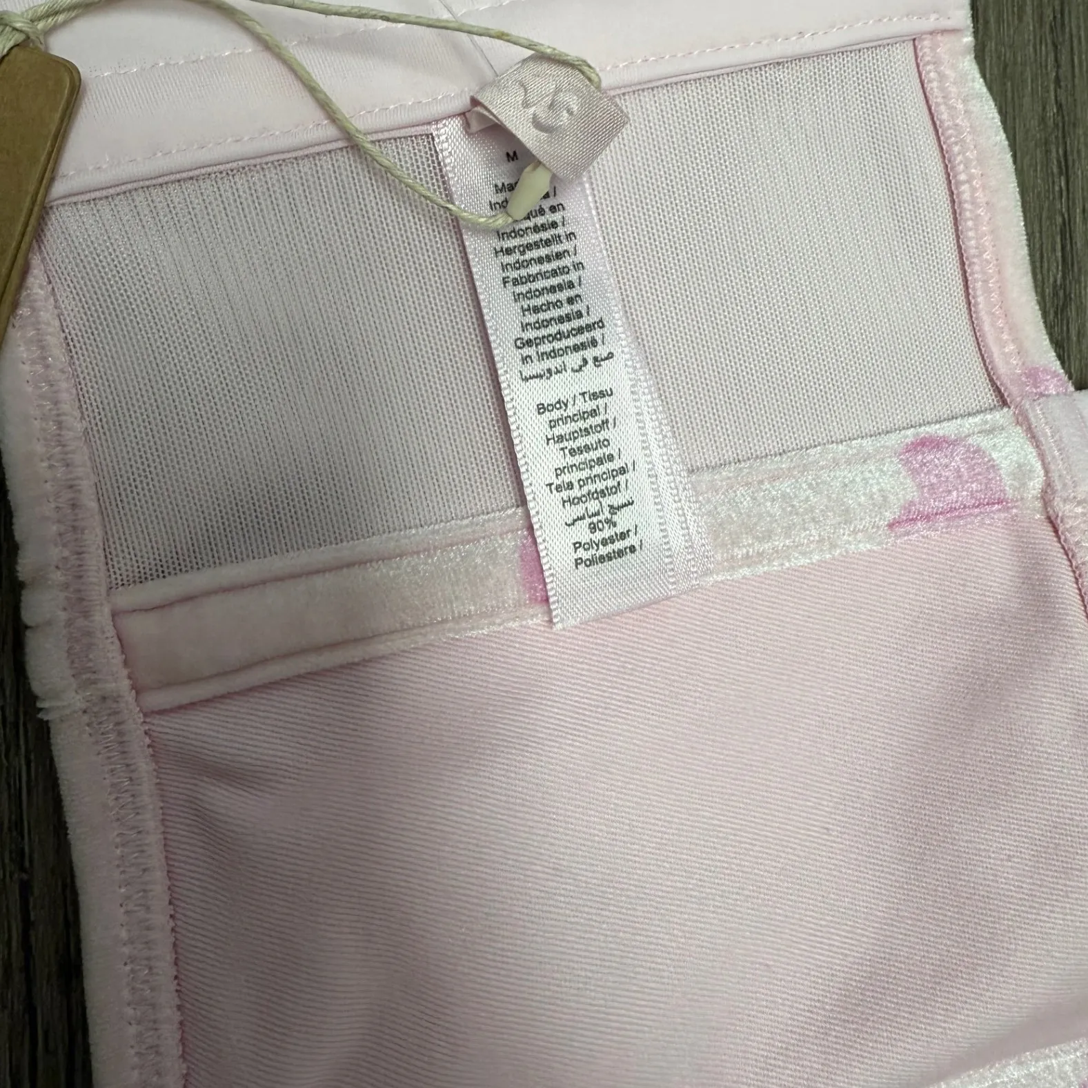 SKIMS Velvet Lace Cropped Corset Top Cherry Blossom Heart Breaker NWT Medium - Image 12