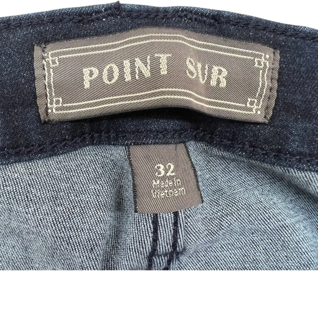 Point Sur Hightower Straight High Waist Jeans Dark Wash Size 32 Blue - Image 6