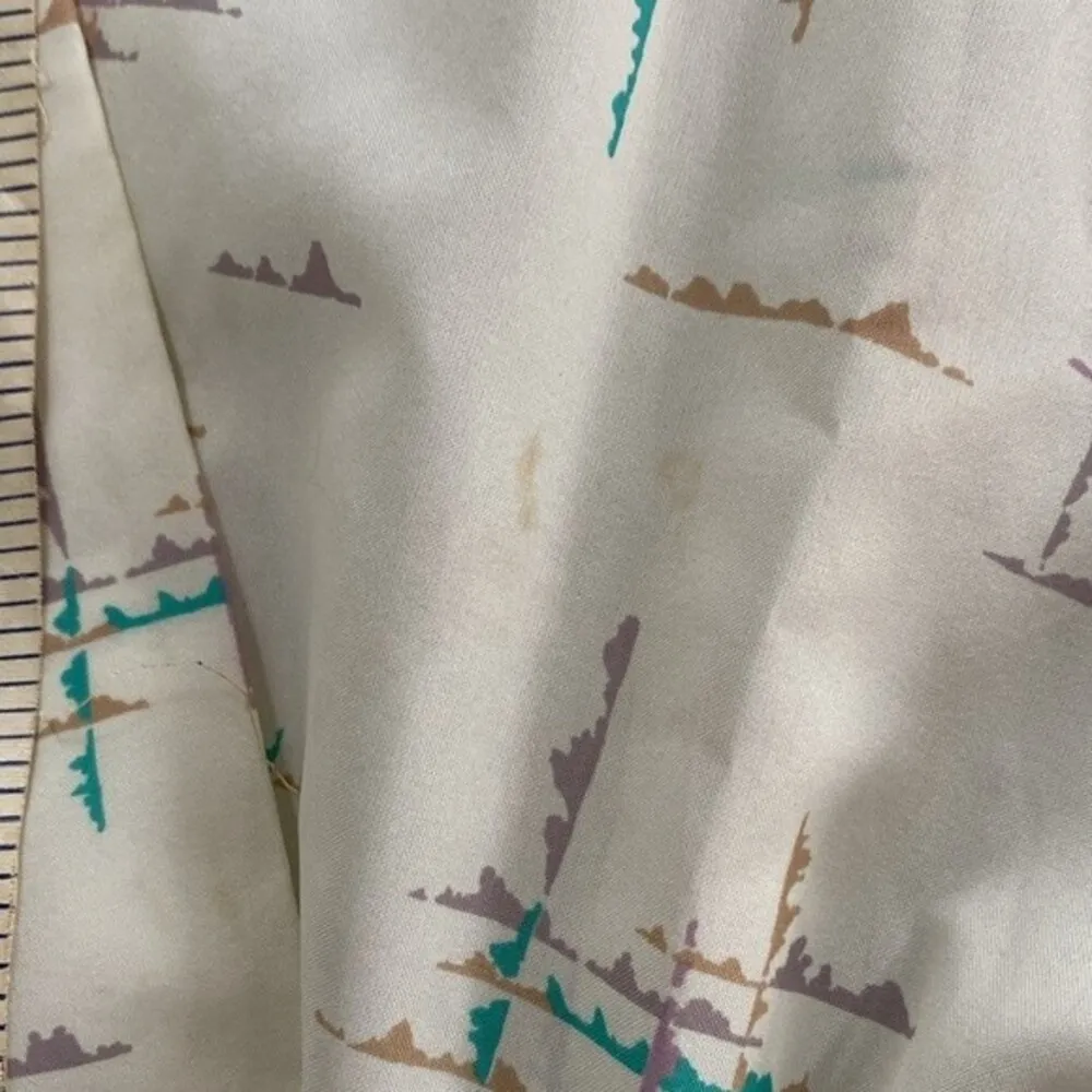 Vintage Jordashe “missy” faux wrap dress.  Totally rad. Size L - Image 9