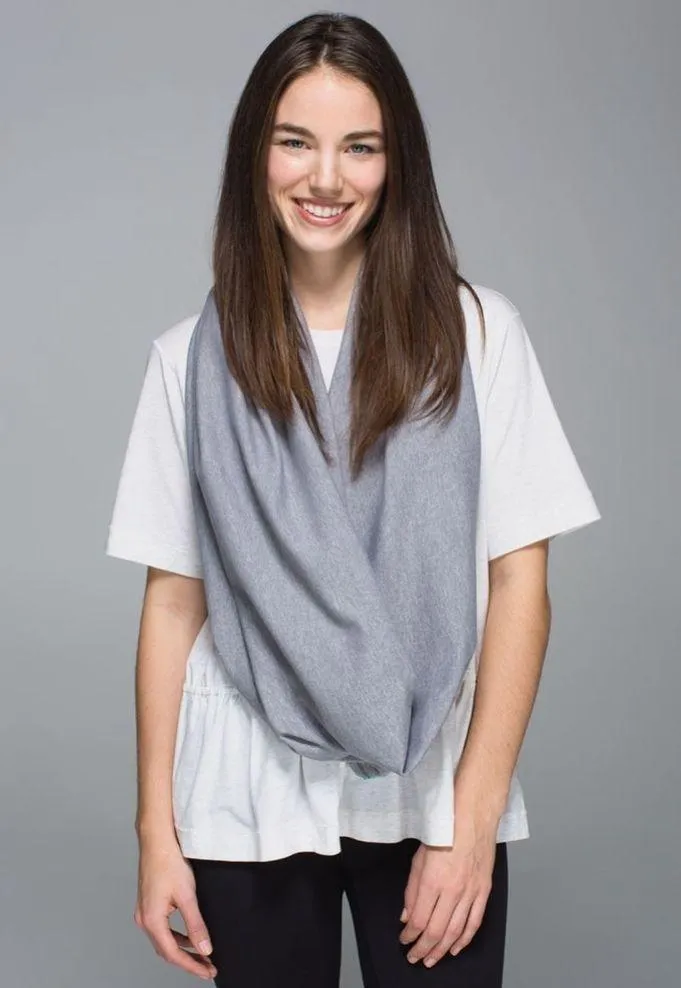 Lululemon Vinyasa Scarf Rulu Parallel Stripe Menthol & Heathered Slate - Image 2